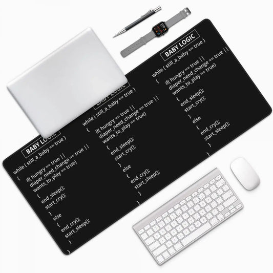 Computer Programmer Coders Software Engineers Funny Gift 1 Large Mouse Pad Computer Keyboard Mouse Mat Gaming Desk Mat Table Mat