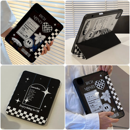 For iPad Case 2024 Air 11 13 M2 Pro 11 12.9 13 M4 Case 9.7 10.2 5th 6th 7th 8th 9th 10th Gen Cover Air 5 4 3 case With pen slot
