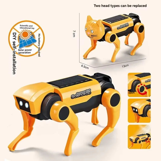 Bionic Electric Mechanical Dog Running Solar System RC Robot Toys Early Education Remote Control Electric Robot Dog